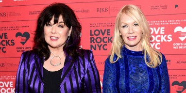 Ann Wilson and Nancy Wilson of the band Heart attend the Third Annual Love Rocks NYC Benefit Concert for God's Love We Deliver on March 07, 2019 in New York City.