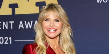 Christie Brinkley attends the 35th Annual Footwear News Achievement Awards