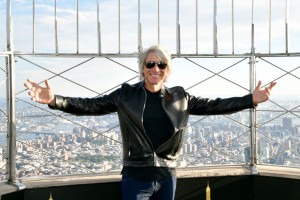 Jon Bon Jovi visits the Empire State Building (2023)