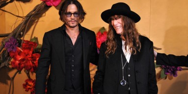 Johnny Depp and Patti Smith attends 'The Museum of Modern Art Film Benefit: A Tribute To Tim Burton' at The Museum of Modern Art on November 17, 2009 in New York City.