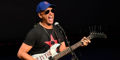 Tom Morello at Minetta Lane Theatre In NYC on September 18, 2019 in New York City.