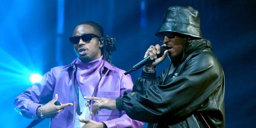 Metro Boomin and Future perform onstage during the 2023 MTV Video Music Awards 