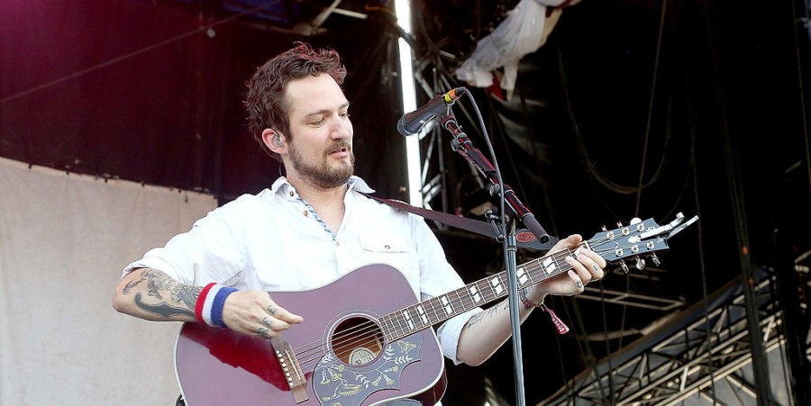Frank Turner and The Sleeping Souls perform during the 2014 Governors Ball Music Festival