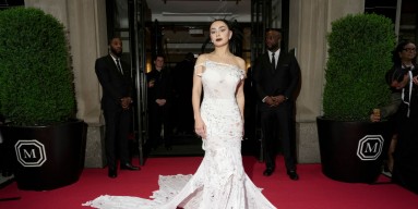Charli XCX departs The Mark Hotel for 2024 Met Gala
