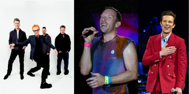 Travis, Coldplay's Chris Martin and Brandon Flowers of the Killers.