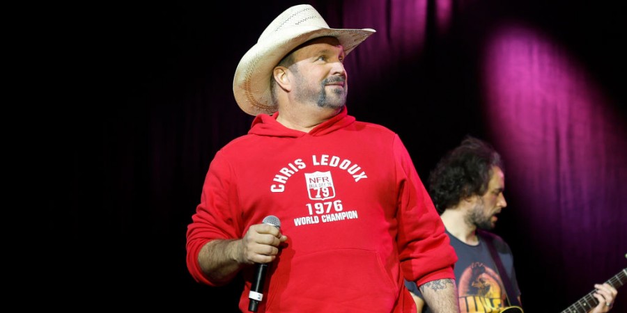 Garth Brooks performs onstage during the Big Machine Label Group Luncheon at the 2024 Country Radio Seminar 