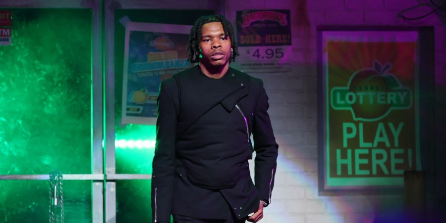 Lil Baby performs during 