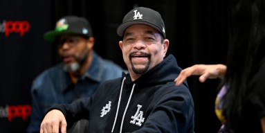 Ice-T speaks to fans during New York Comic Con 2022