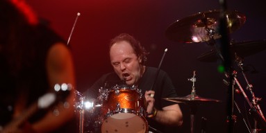 This drummer tried to pull a Lars Ulrich in church