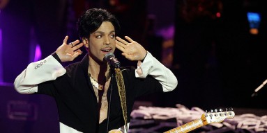 Prince performs on stage at the 36th NAACP Image Awards 